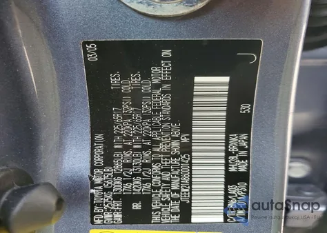 2006 Toyota Highlander Hybrid z USA, uszkodzony, nr VIN JTEEW21A860001425